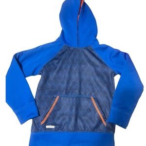 Jumping Beans Blue Hoodie with Orange Accents